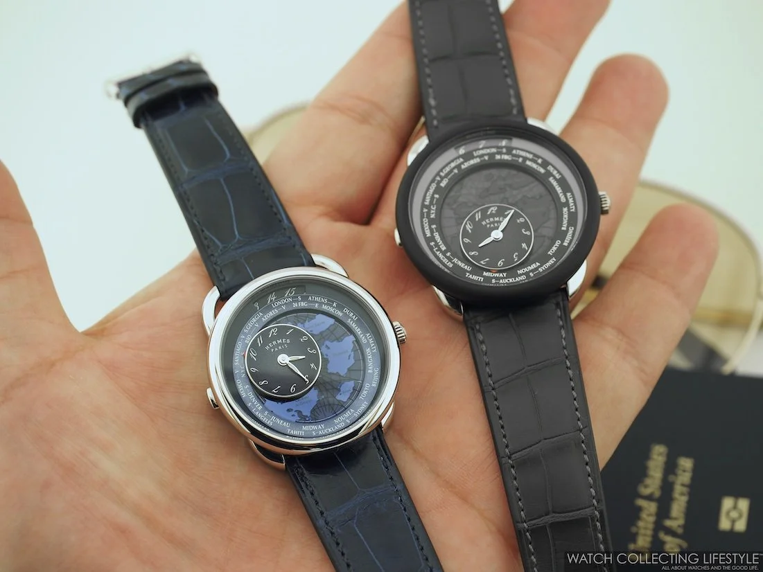 Introducing: Hermès Arceau Le Temps Voyageur. Two Models and Two